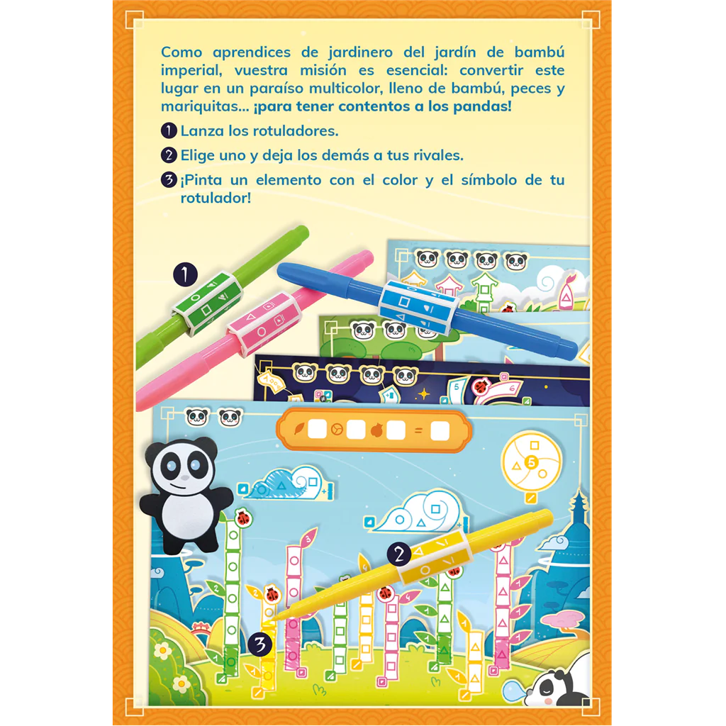TAKENOKOLOR JUEGO DE MESA FAMILIAR ROLL & WRITE EN EL UNIVERSO TAKENOKO