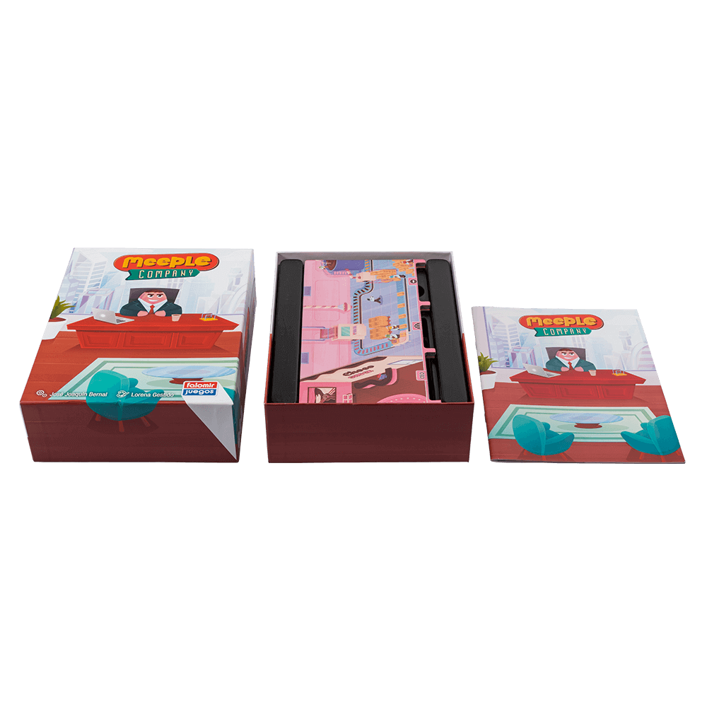 MEEPLE COMPANY – JUEGO DE MESA DE ESTRATEGIA Y GESTIÓN DE EMPRESAS PARA 2 A 4 JUGADORES | FALOMIR