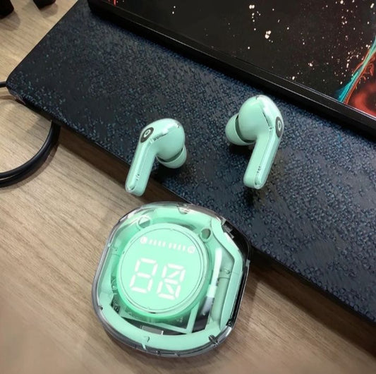 AURICULARES INALÁMBRICOS BLUETOOTH TWS TRANSPARENTES CRYSTAL AIR39 🎧