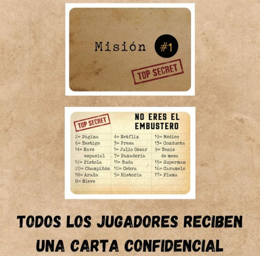 EL EMBUSTERO – JUEGO DE MESA DE DEDUCCIÓN, MENTIRAS Y RISAS EN GRUPO