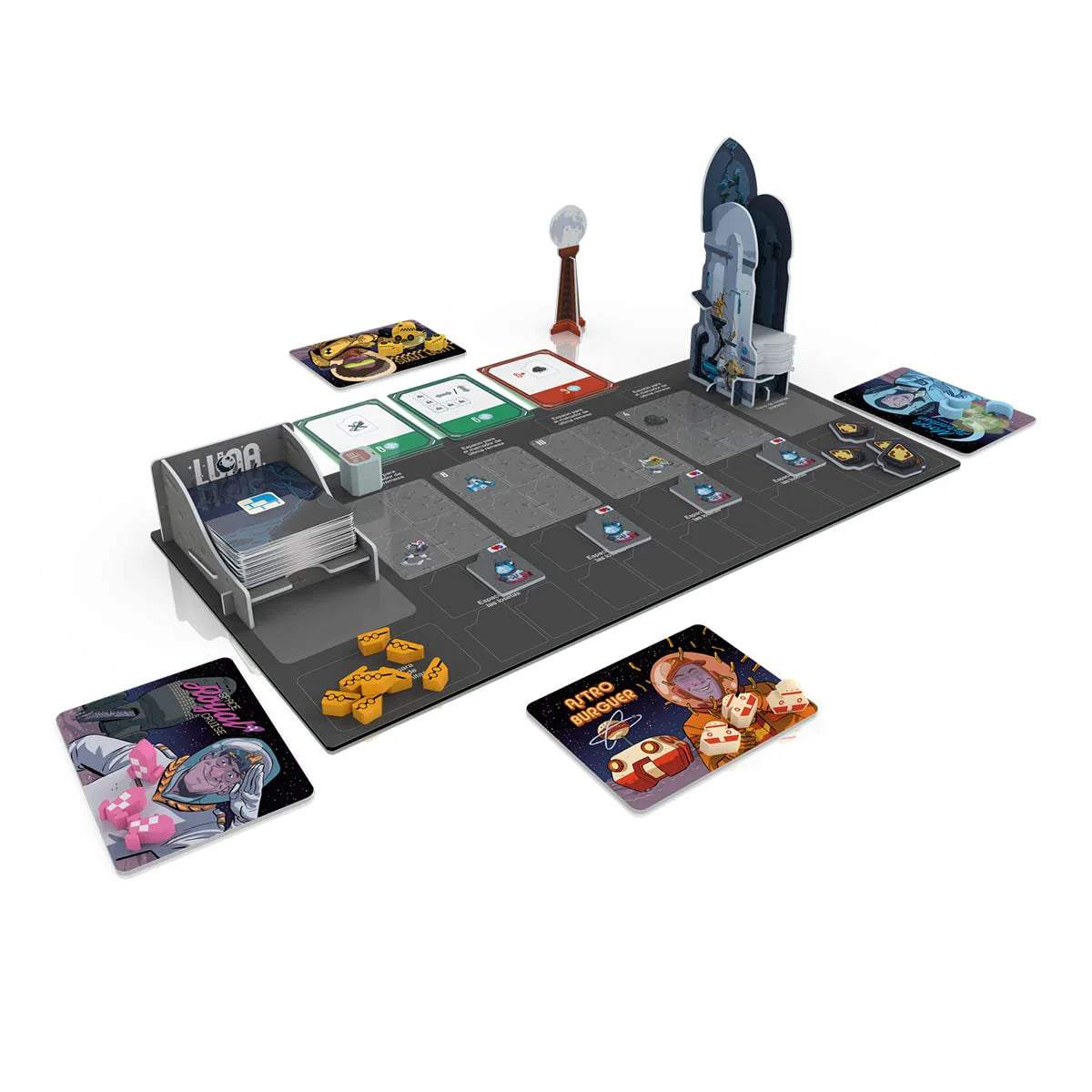 LUNA CAPITAL – JUEGO DE MESA DE ESTRATEGIA ESPACIAL Y DESARROLLO LUNAR