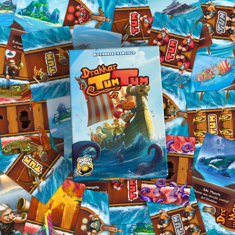 ROCKET LEMON DRAKKAR TUM TUM – JUEGO DE MESA COOPERATIVO DE RITMO