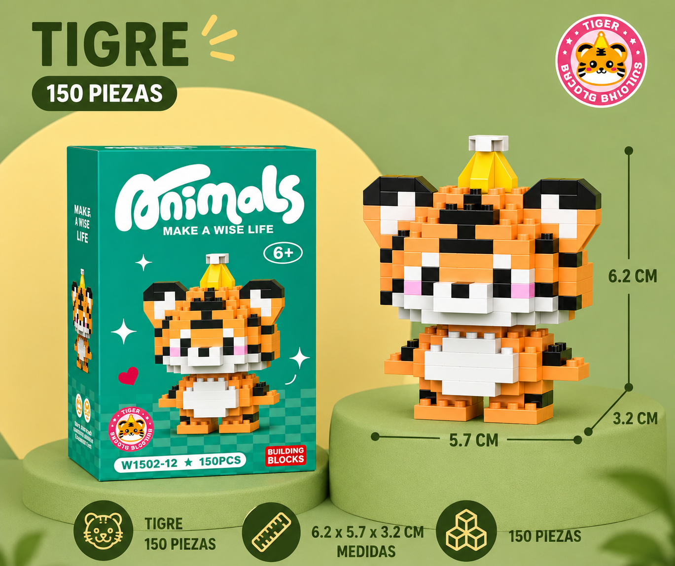 BLOQUES DE CONSTRUCCIÓN ANIMALS