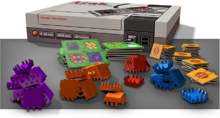 LINK - JUEGO DE MESA EN 8 BITS | JUEGO ABSTRACTO DE ESTRATEGIA Y LÓGICA