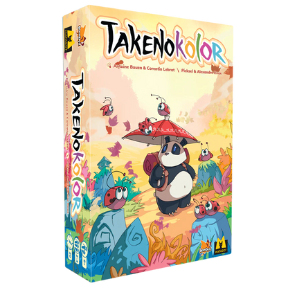TAKENOKOLOR JUEGO DE MESA FAMILIAR ROLL & WRITE EN EL UNIVERSO TAKENOKO