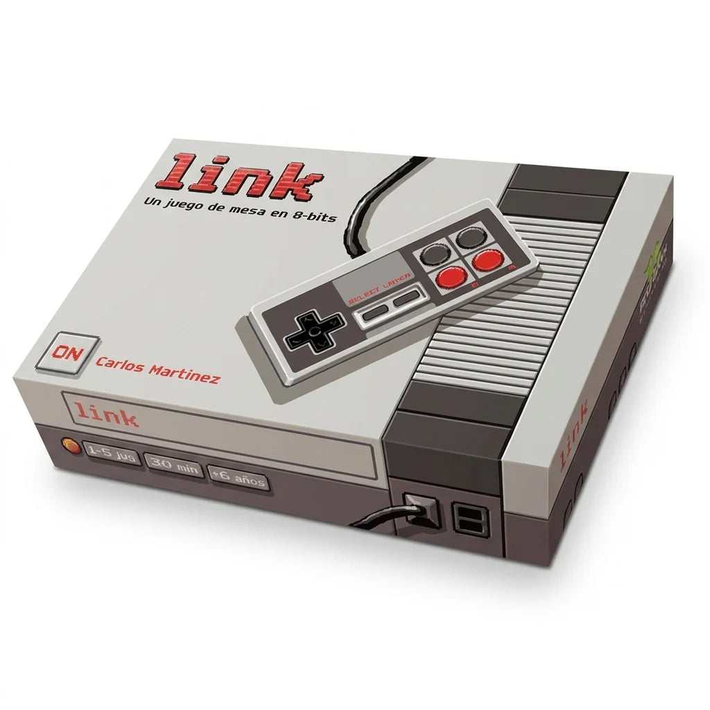 LINK - JUEGO DE MESA EN 8 BITS | JUEGO ABSTRACTO DE ESTRATEGIA Y LÓGICA