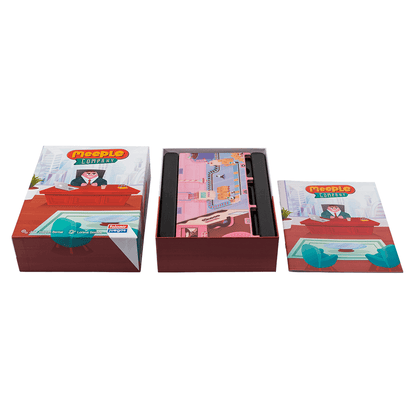 MEEPLE COMPANY – JUEGO DE MESA DE ESTRATEGIA Y GESTIÓN DE EMPRESAS PARA 2 A 4 JUGADORES | FALOMIR