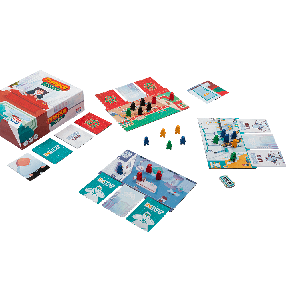 MEEPLE COMPANY – JUEGO DE MESA DE ESTRATEGIA Y GESTIÓN DE EMPRESAS PARA 2 A 4 JUGADORES | FALOMIR