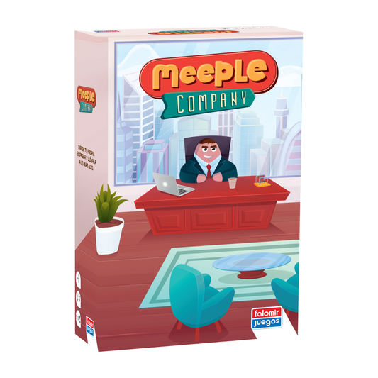 MEEPLE COMPANY – JUEGO DE MESA DE ESTRATEGIA Y GESTIÓN DE EMPRESAS PARA 2 A 4 JUGADORES | FALOMIR