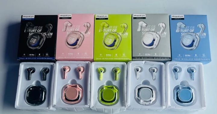 AURICULARES INALÁMBRICOS BLUETOOTH TWS TRANSPARENTES CRYSTAL AIR39 🎧