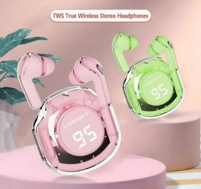 AURICULARES INALÁMBRICOS BLUETOOTH TWS TRANSPARENTES CRYSTAL AIR39 🎧