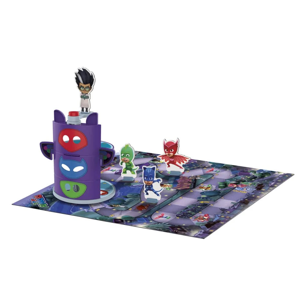HASBRO GAMING PJ MASKS RESCATE DE LA BASE DE OPERACIONES – JUEGO DE MESA INFANTIL CON TORRE 3D