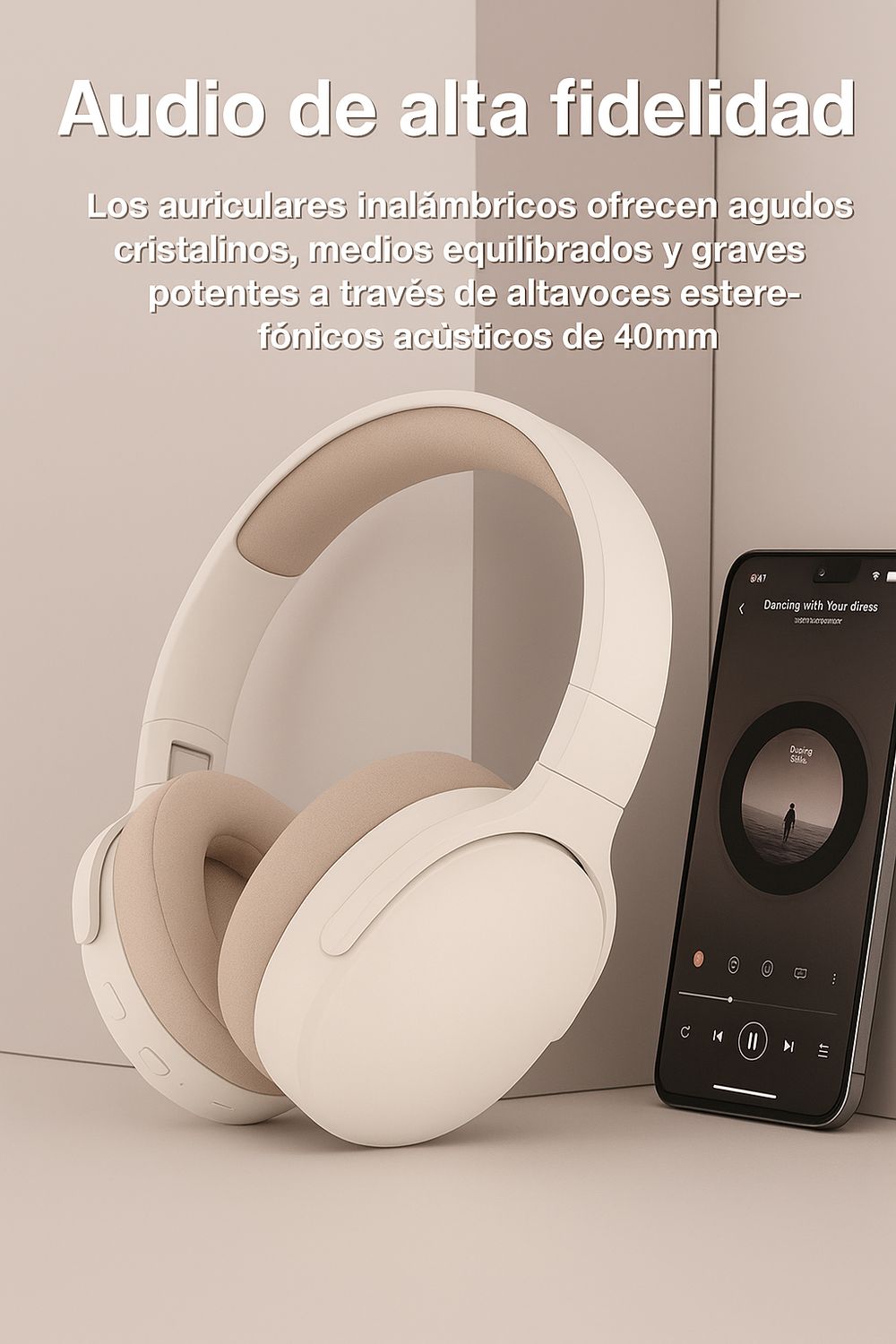 AURICULARES INALÁMBRICOS BLUETOOTH P29 – DIADÉMA PLEGABLE, SONIDO HI-FI Y MICRÓFONO INTEGRADO