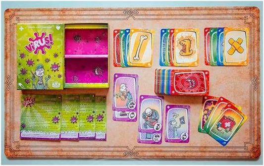 JUEGO DE CARTAS VIRUS! – DIVERSIÓN CONTAGIOSA PARA LA FAMILIA Y AMIGOS