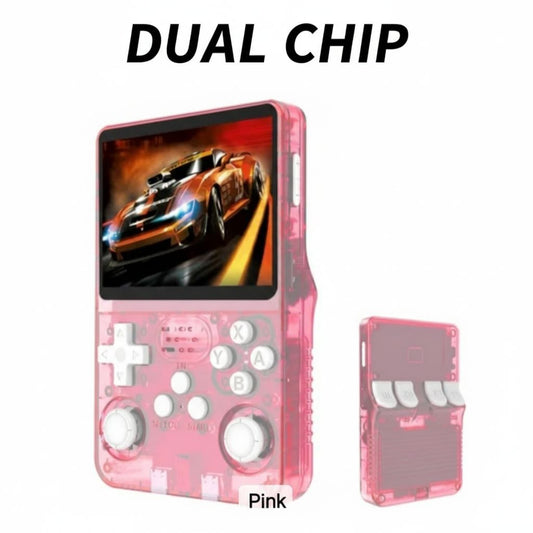 CONSOLA RETRO PORTÁTIL R36S 64 GB DUAL-CHIP – PANTALLA IPS 3,5″ 640×480 • RK3326 • LINUX/ARKOS • EMULADORES CLÁSICOS - +20000 JUEGOS