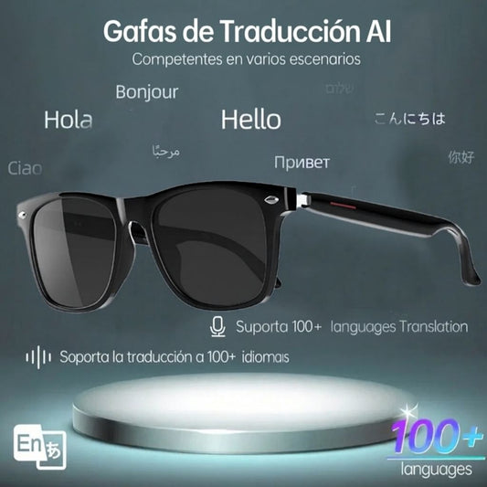 SMART GAFAS DE SOL CON IA, AUDIO BLUETOOTH, TRADUCCIÓN Y LENTES UV400