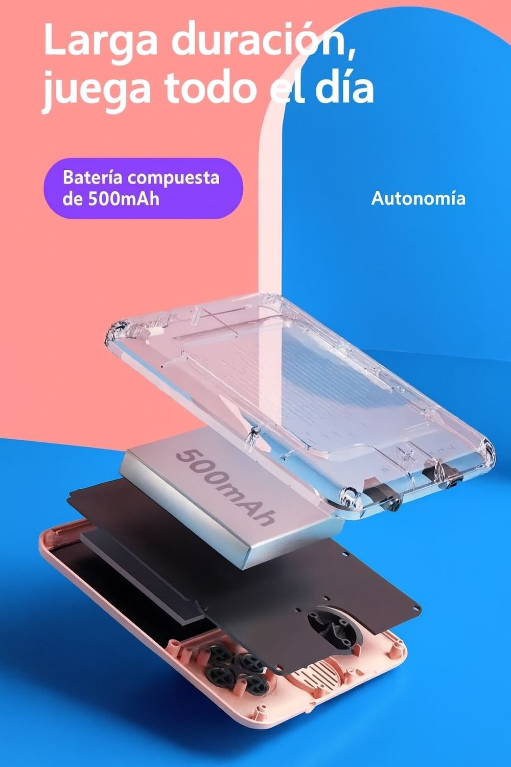 CONSOLA DE JUEGOS PORTÁTIL G7  3,5″ ULTRAFINA + 666 JUEGOS INTEGRADOS