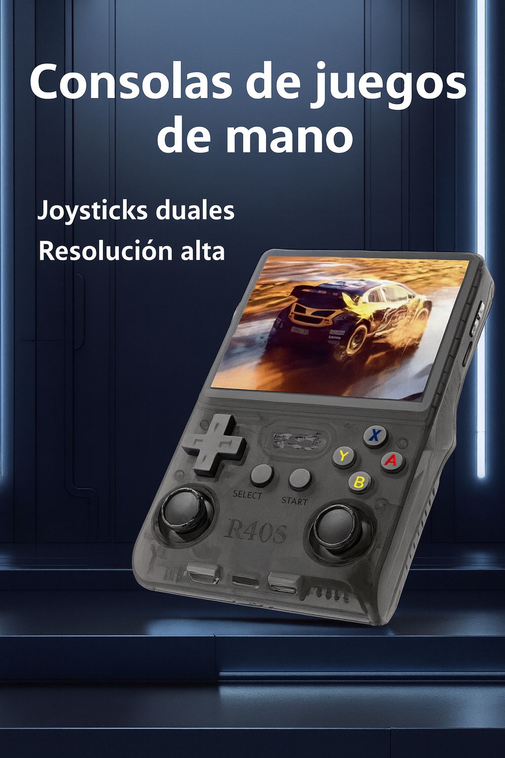 🎮 R40S PRO 256 GB — CONSOLA RETRO PORTÁTIL 30.000+ JUEGOS + PANTALLA HD 3.5" + WIFI 🎮
