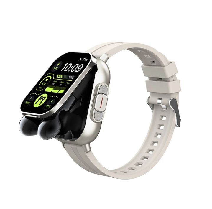 RELOJ SMART INTELIGENTE D8E 2-EN-1 CON AURICULARES BLUETOOTH – PANTALLA 2.01″ AMOLED, LLAMADAS BT 5.3, IP67 Y CONTROL FIT