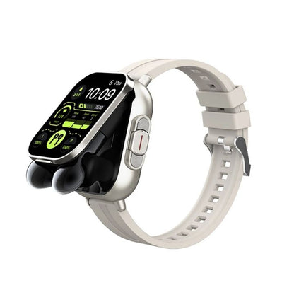 RELOJ SMART INTELIGENTE D8E 2-EN-1 CON AURICULARES BLUETOOTH – PANTALLA 2.01″ AMOLED, LLAMADAS BT 5.3, IP67 Y CONTROL FIT