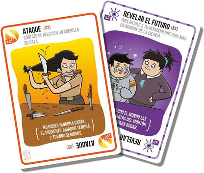 EXPLODING KITTENS EL BIEN CONTRA EL MAL – JUEGO DE CARTAS ESTRATÉGICO Y DIVERTIDO