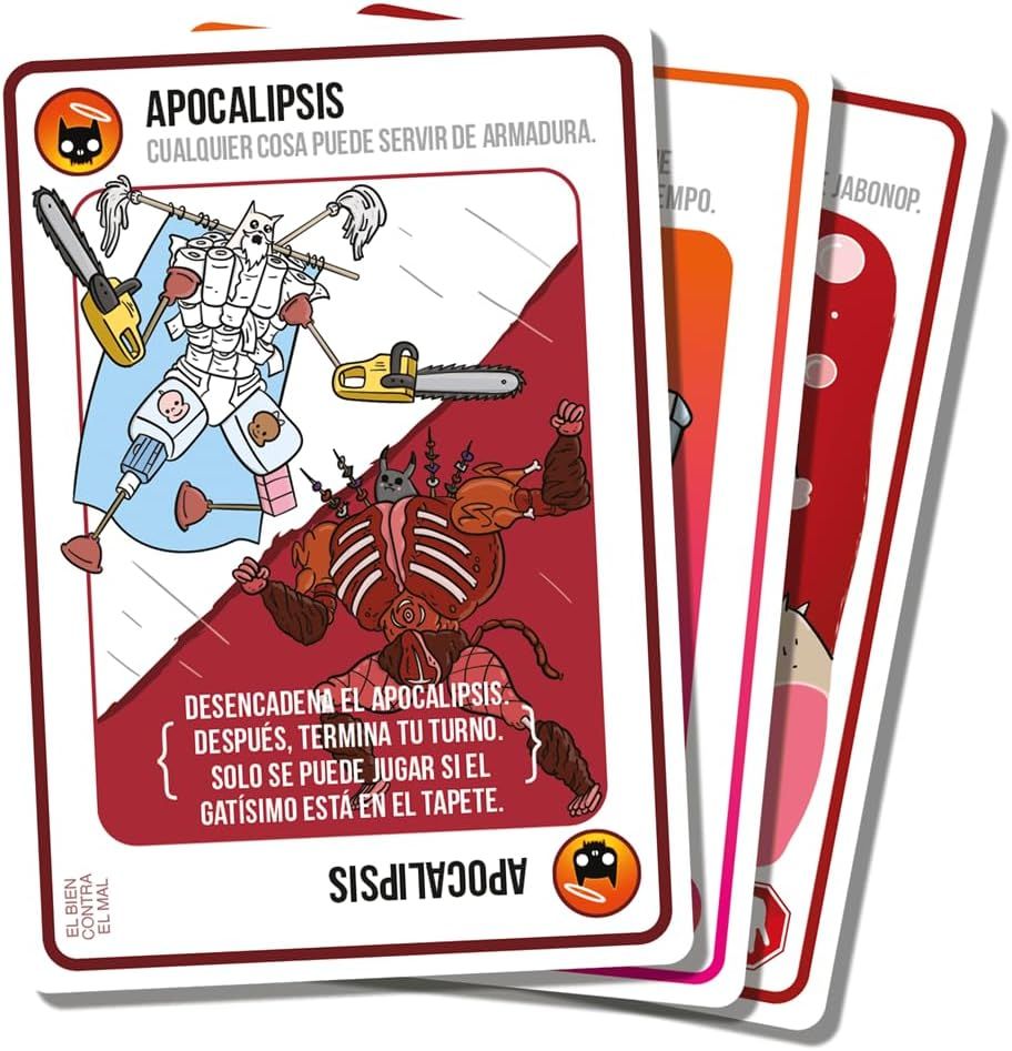 EXPLODING KITTENS EL BIEN CONTRA EL MAL – JUEGO DE CARTAS ESTRATÉGICO Y DIVERTIDO