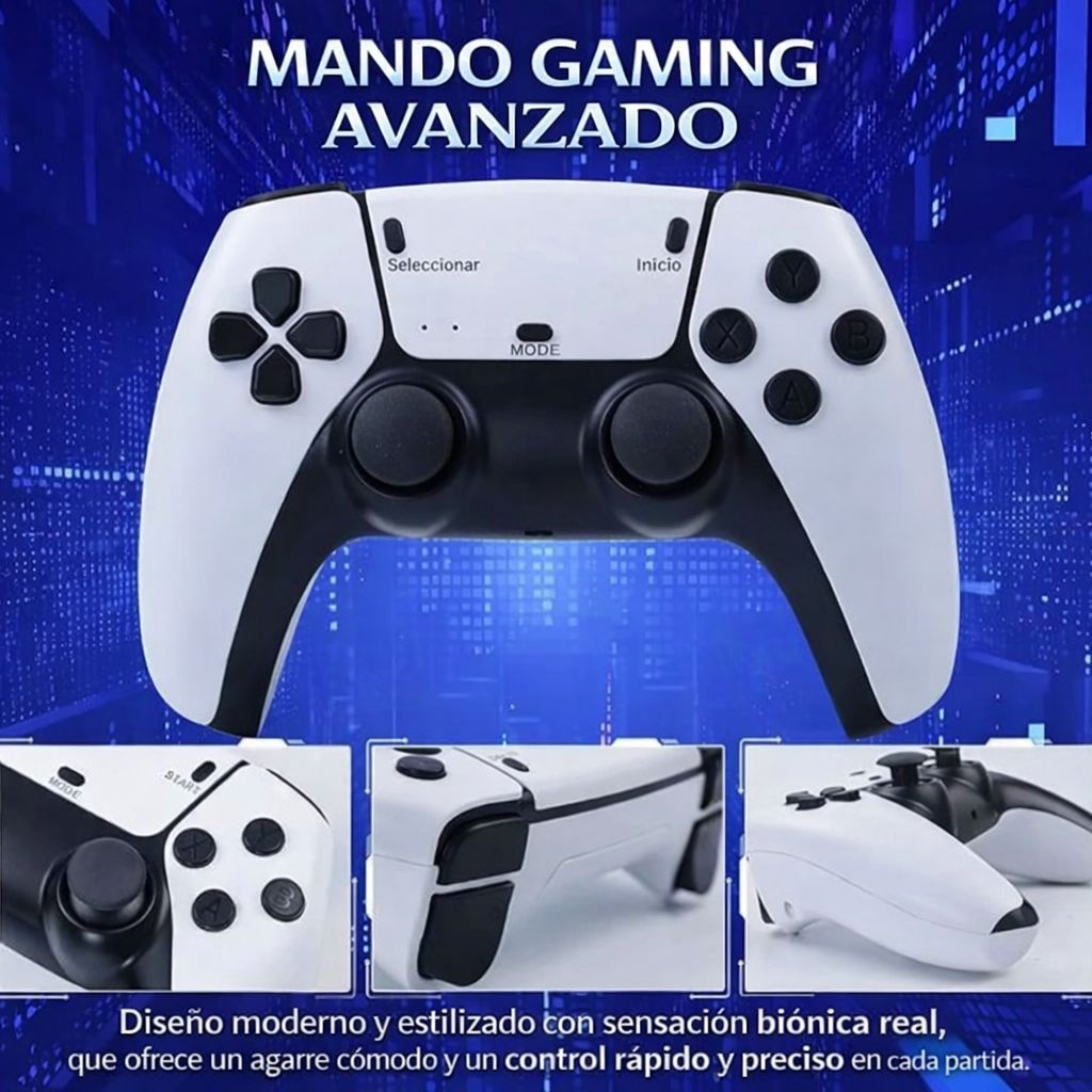 CONSOLAB RETRO M15 GAME STICK 4K HDMI – 64GB + 20,000 JUEGOS + MANDOS INALÁMBRICOS