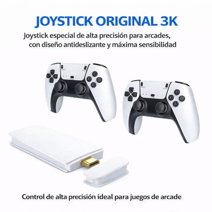 CONSOLAB RETRO M15 GAME STICK 4K HDMI – 64GB + 20,000 JUEGOS + MANDOS INALÁMBRICOS