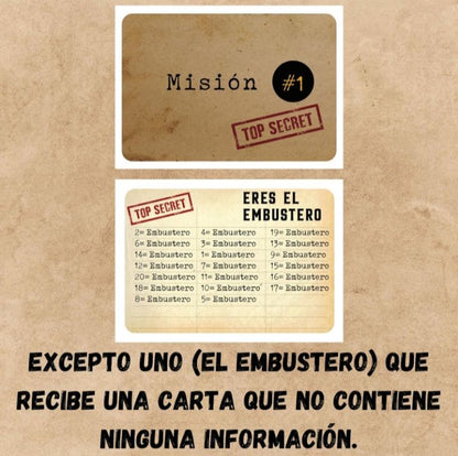 EL EMBUSTERO – JUEGO DE MESA DE DEDUCCIÓN, MENTIRAS Y RISAS EN GRUPO