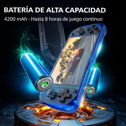 CONSOLA PORTÁTIL RETRO R50S ARKOS 128GB – WIFI, PANTALLA IPS 5.1″ Y +35.000 JUEGOS