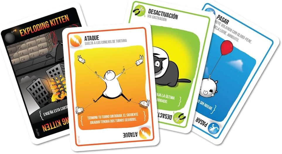 EXPLODING KITTENS NSFW – JUEGO DE CARTAS DIVERTIDO PARA ADULTOS (2–5 JUGADORES)