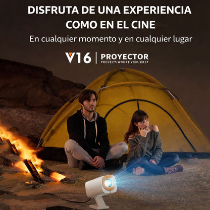 PROYECTOR V16 ANDROID 12 WIFI SMART HOME CINEMA 720P HD