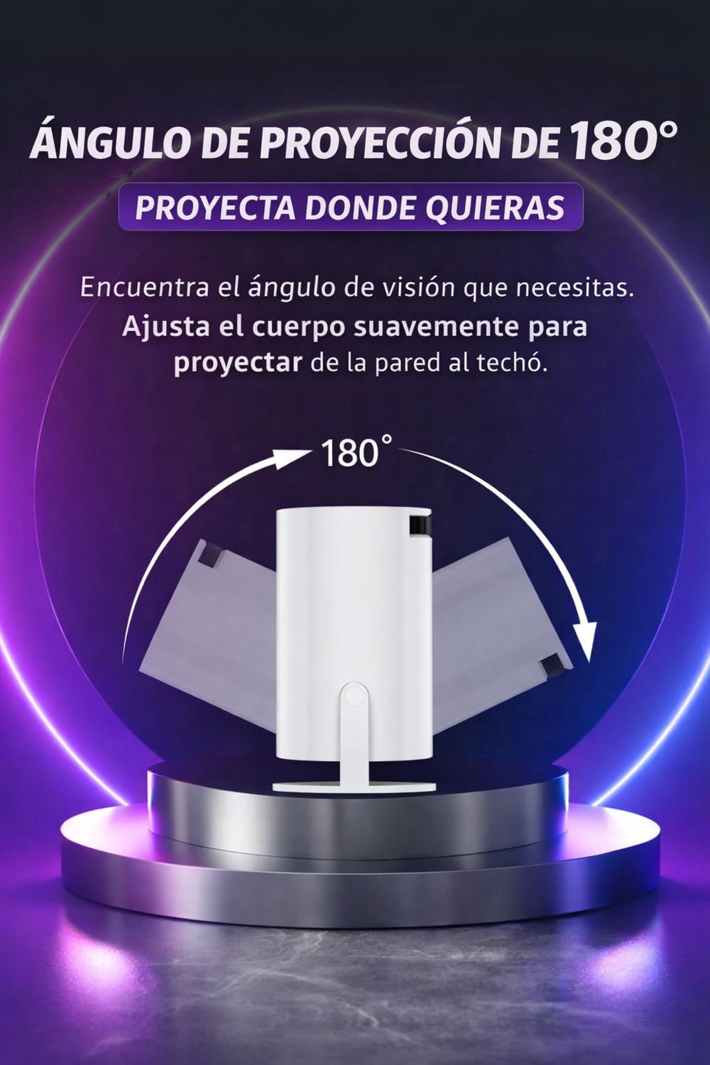 PROYECTOR F320 ANDROID 11 720P – 200 ANSI LÚMENES + JUEGOS Y 2 MANDOS