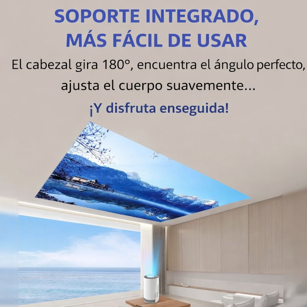 PROYECTOR F320 ANDROID 11 720P – 200 ANSI LÚMENES + JUEGOS Y 2 MANDOS