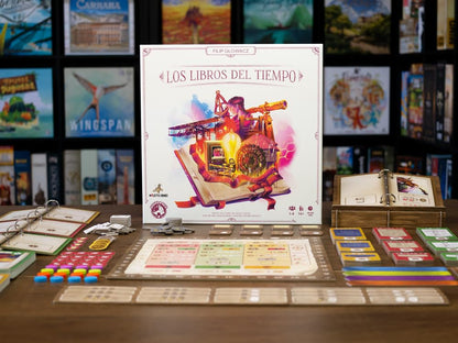 LOS LIBROS DEL TIEMPO: JUEGO DE MESA DE ESTRATEGIA, CONSTRUCCIÓN DE MOTORES Y GESTIÓN DE RECURSOS