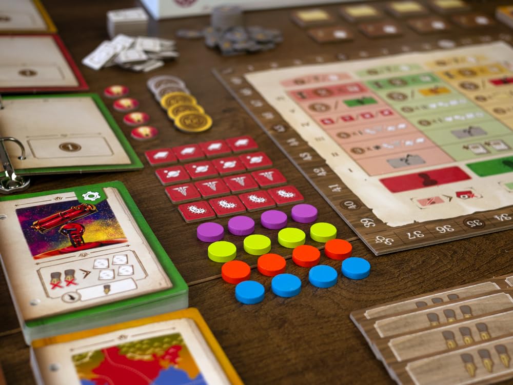 LOS LIBROS DEL TIEMPO: JUEGO DE MESA DE ESTRATEGIA, CONSTRUCCIÓN DE MOTORES Y GESTIÓN DE RECURSOS