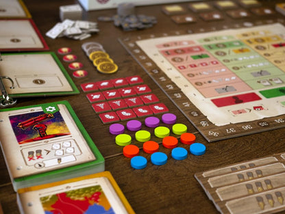 LOS LIBROS DEL TIEMPO: JUEGO DE MESA DE ESTRATEGIA, CONSTRUCCIÓN DE MOTORES Y GESTIÓN DE RECURSOS