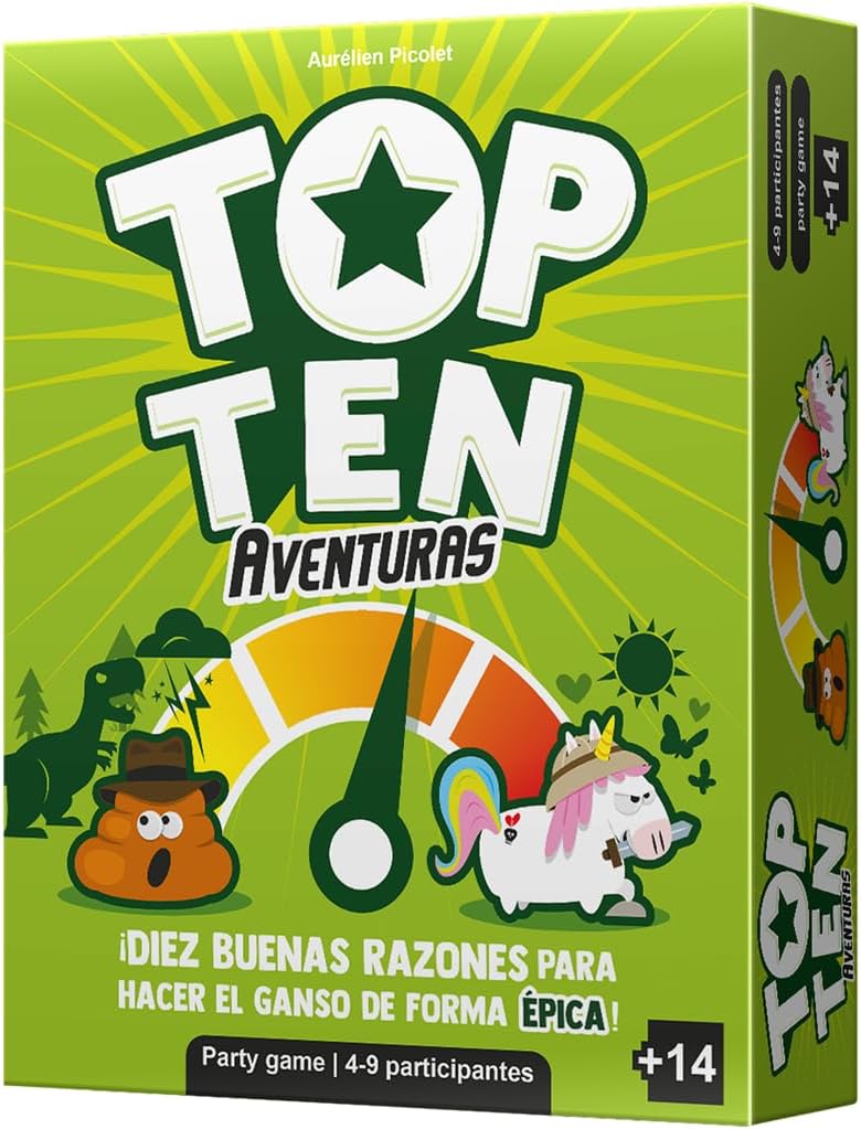 🎲 TOP TEN AVENTURAS – EL PARTY GAME COOPERATIVO MÁS CAÓTICO Y DIVERTIDO PARA TUS REUNIONES