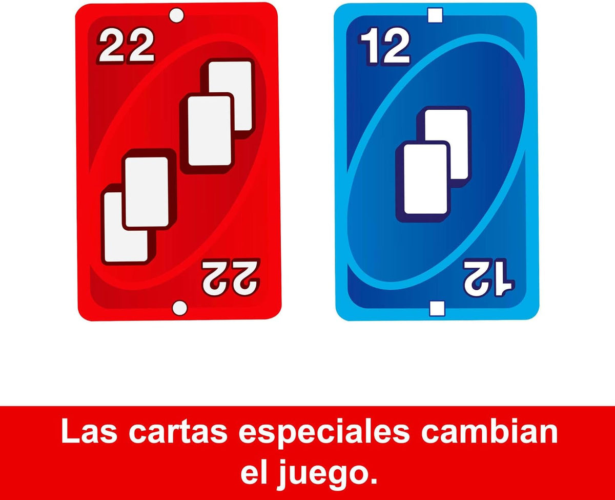 MATTEL GAMES UNO ZERO – JUEGO DE CARTAS DE ESTRATEGIA PARA 2 A 8 JUGADORES, A PARTIR DE 7 AÑOS