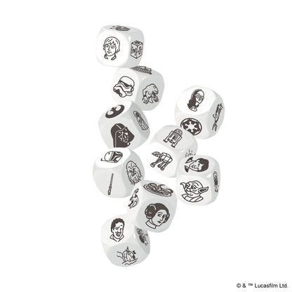 RORY'S STORY CUBES STAR WARS – JUEGO DE DADOS PARA CREAR HISTORIAS GALÁCTICAS | JUEGO FAMILIAR DE IMAGINACIÓN Y CREATIVIDAD