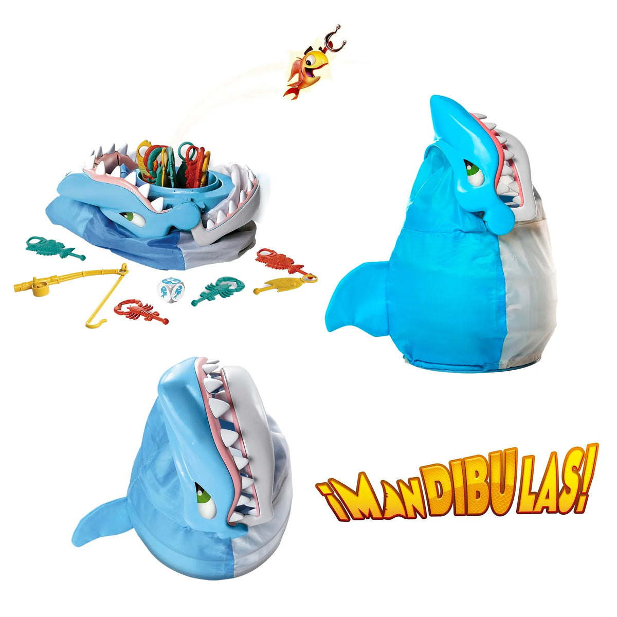 MANDÍBULAS GOLIATH – JUEGO DE MESA INFANTIL DE HABILIDAD Y PESCA +4 AÑOS