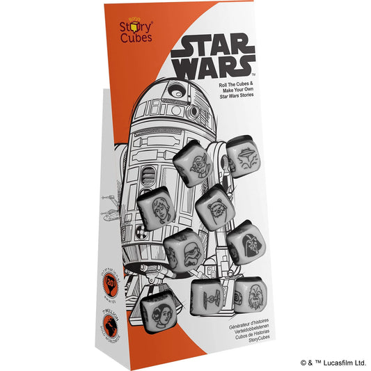 RORY'S STORY CUBES STAR WARS – JUEGO DE DADOS PARA CREAR HISTORIAS GALÁCTICAS | JUEGO FAMILIAR DE IMAGINACIÓN Y CREATIVIDAD