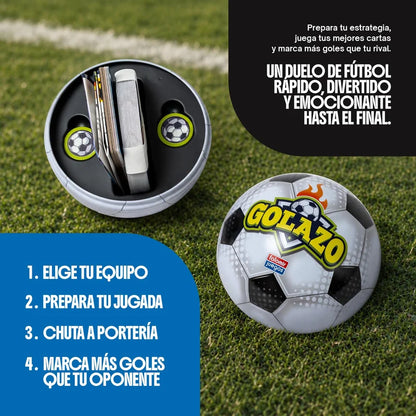 GOLAZO – JUEGO DE CARTAS DE FÚTBOL PARA 2 JUGADORES A PARTIR DE 6 AÑOS | FALOMIR JUEGOS