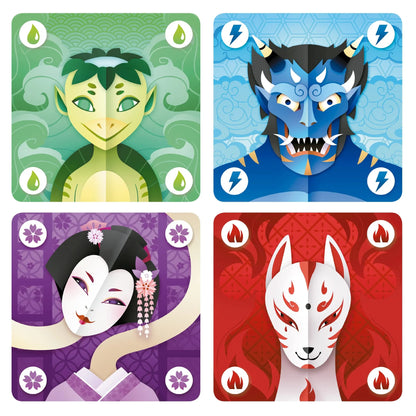 YOKAI – JUEGO DE CARTAS COOPERATIVO JAPONÉS DE MEMORIA Y ESTRATEGIA (2-4 JUGADORES, +8 AÑOS)