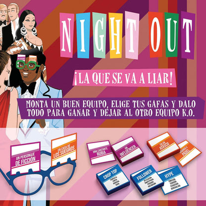 NIGHT OUT PARTY GAME PARA ADULTOS +18 | JUEGO DE MESA DE FIESTA POR EQUIPOS