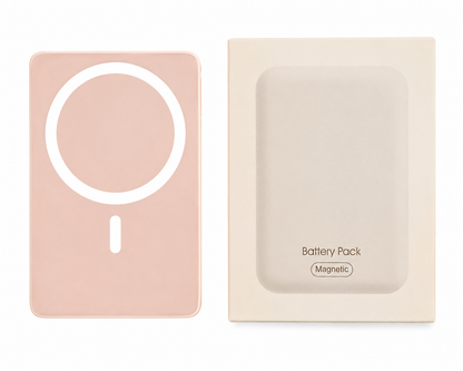 POWER BANK MAGNÉTICO 10000 MAH PD 20W CON CARGA INALÁMBRICA 15W | BATERÍA EXTERNA MAGNÉTICA USB-C