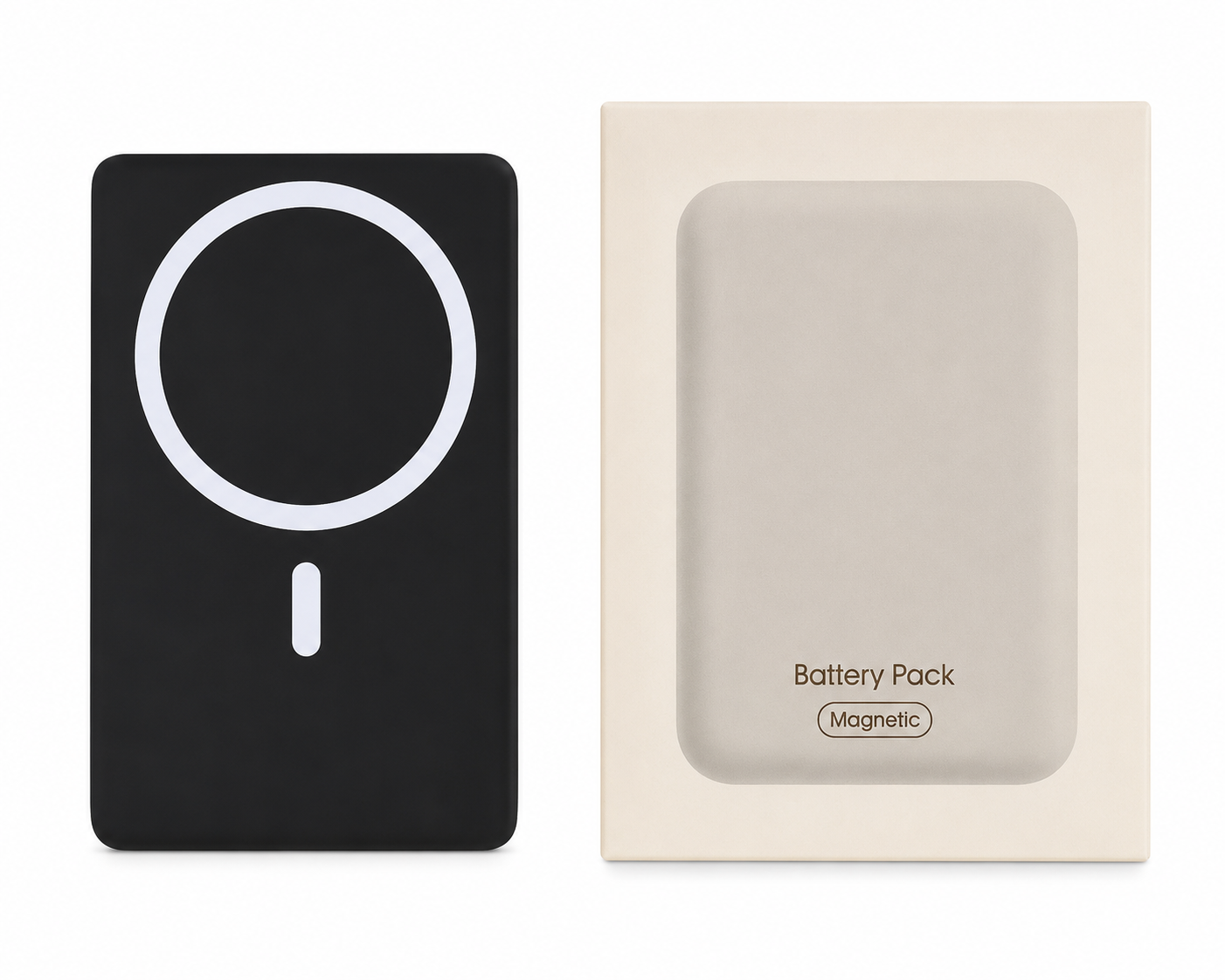 POWER BANK MAGNÉTICO 10000 MAH PD 20W CON CARGA INALÁMBRICA 15W | BATERÍA EXTERNA MAGNÉTICA USB-C