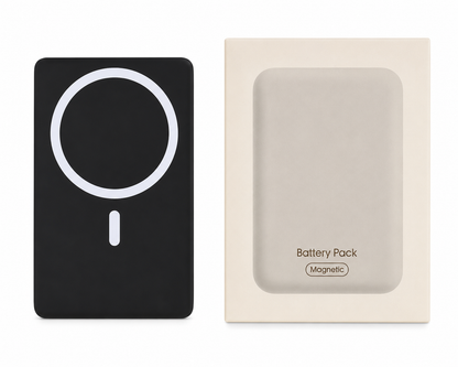 POWER BANK MAGNÉTICO 10000 MAH PD 20W CON CARGA INALÁMBRICA 15W | BATERÍA EXTERNA MAGNÉTICA USB-C