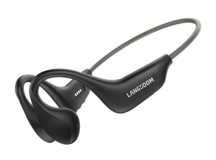 AURICULARES LANGSDON DE CONDUCCIÓN ÓSEA OPEN-EAR IPX8 CON MP3, 16GB Y BLUETOOTH 5.4 – AURICULARES DEPORTIVOS IMPERMEABLES