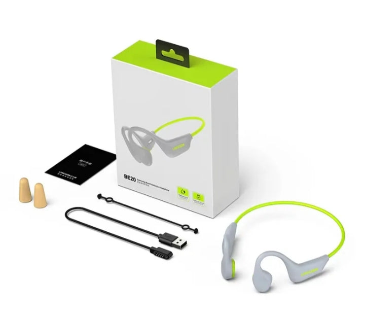 AURICULARES LANGSDON DE CONDUCCIÓN ÓSEA OPEN-EAR IPX8 CON MP3, 16GB Y BLUETOOTH 5.4 – AURICULARES DEPORTIVOS IMPERMEABLES